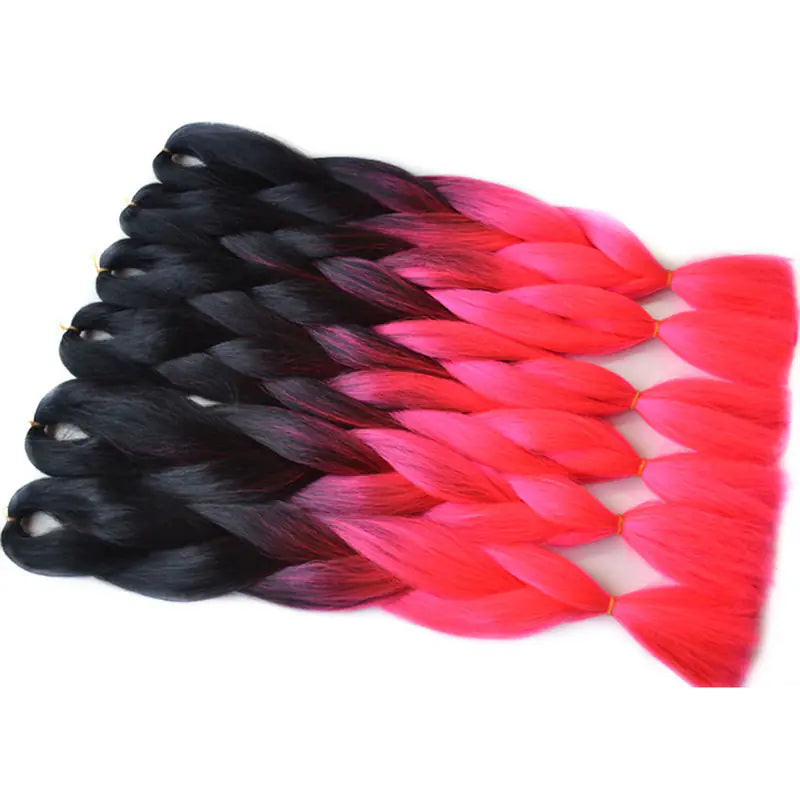 Colorful Gradient African Dirty Braid Hair Accessory