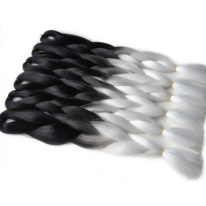 Colorful Gradient African Dirty Braid Hair Accessory