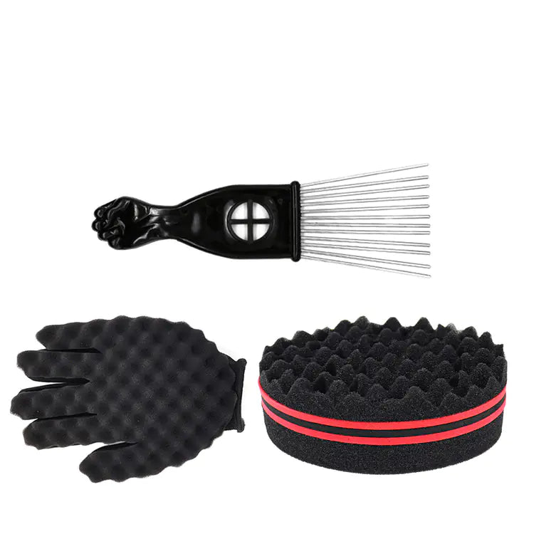 Black Hair Styling Comb Set for African Braids