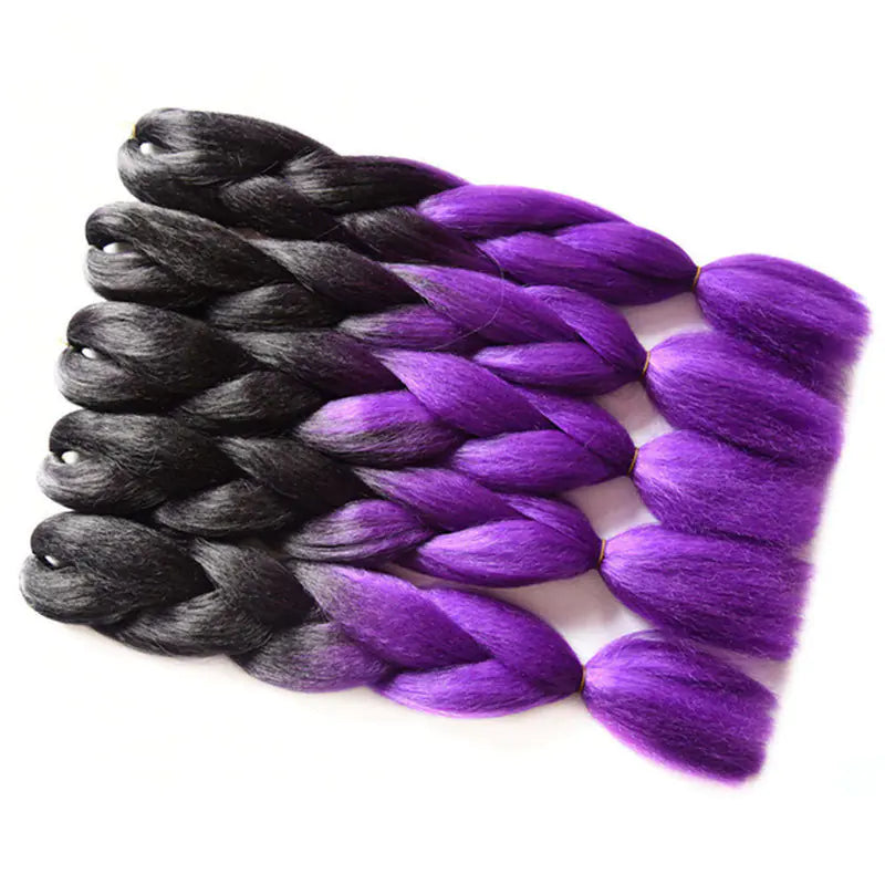 Colorful Gradient African Dirty Braid Hair Accessory