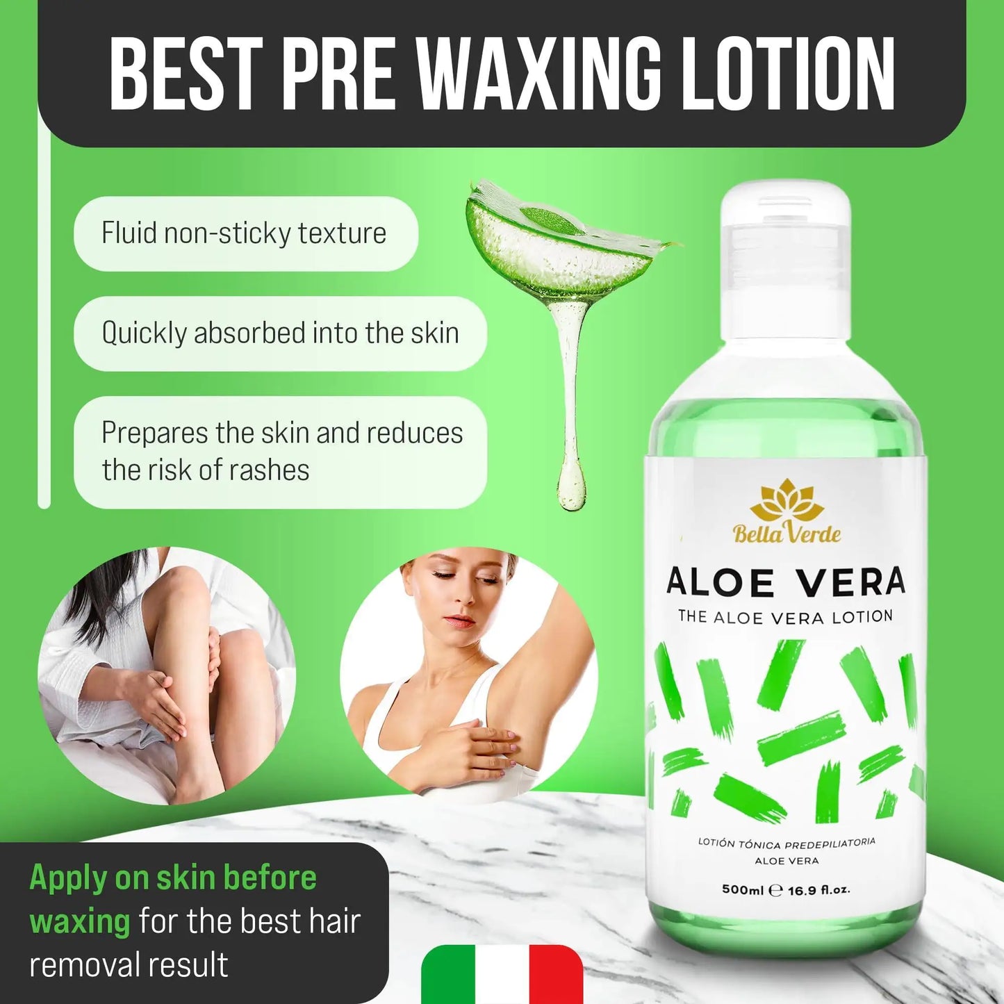 Pre and Post Waxing Care Home Kit for Women and Men Pack of 2 Spray Care