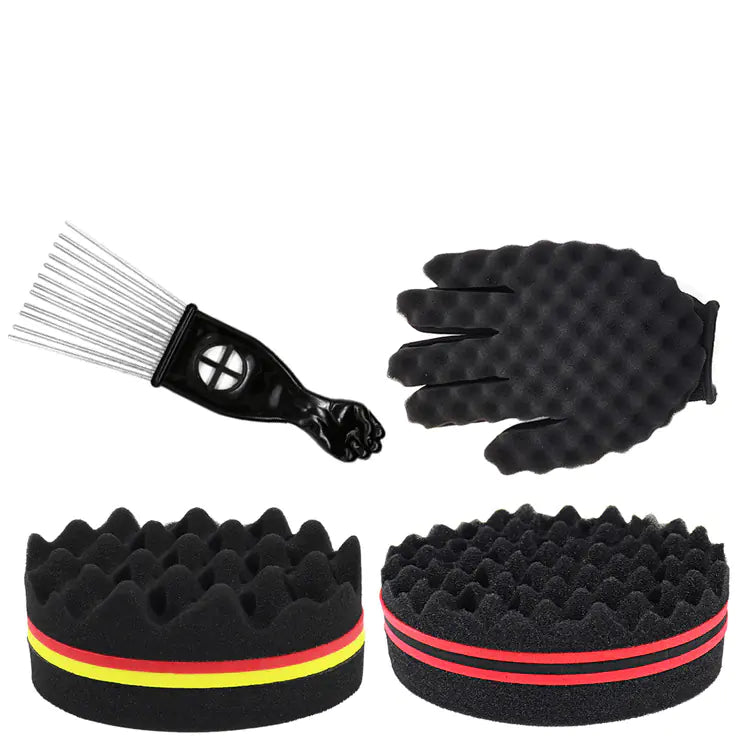 Black Hair Styling Comb Set for African Braids