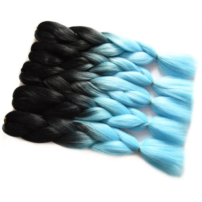 Colorful Gradient African Dirty Braid Hair Accessory