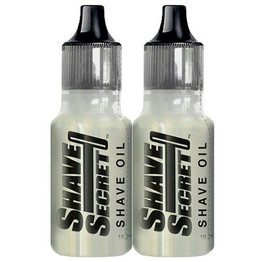 Shave Secret Shaving Oil - The Most Comfortable and Smoothest Shave Ever! 18.75Ml - 2 Pack