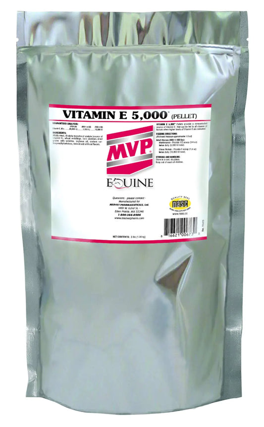 MVP Vitamin E 5000 (3lb) Pelleted Vitamin E for Horses…