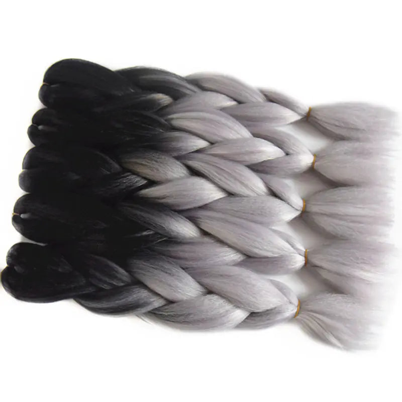 Colorful Gradient African Dirty Braid Hair Accessory