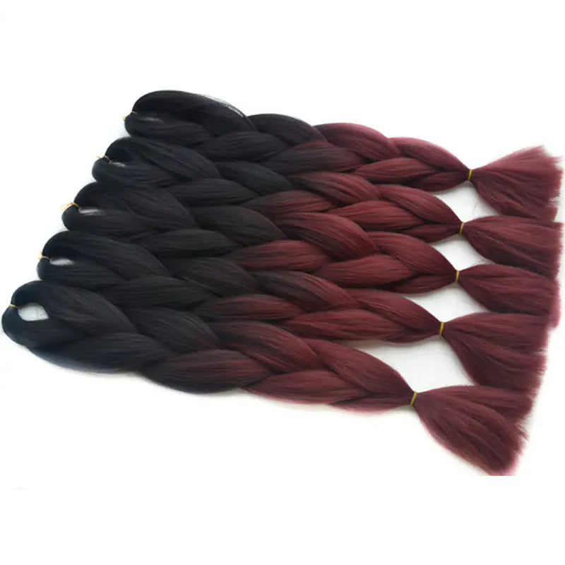 Colorful Gradient African Dirty Braid Hair Accessory